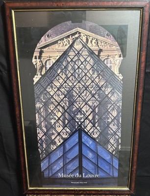 ''Musée Du Louvre (la Pyramide)'' Photographic By Alfred Wolf Approx 21x32.5