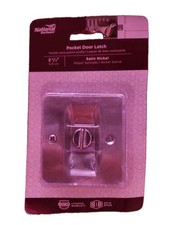 UPC 886780019414 product image for National Hardware Square Pocket Door Latch N236-031 , Satin Nickle Finish | upcitemdb.com