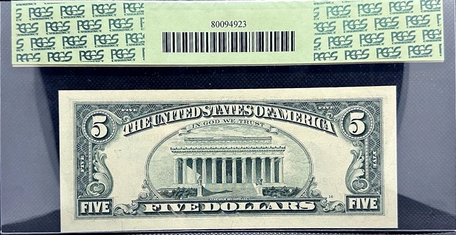 🔥 1995 $5 Star Note ⭐ PCGS 69!!! PPQ Fr.1985-G Chicago G Block Superb Gem Unc - Image 2 of 2