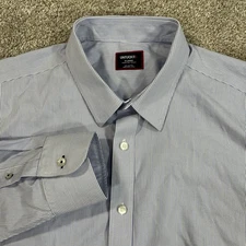 Untuckit Button Down Shirt XL Microstripe Wrinkle Free Slim Fit Cotton