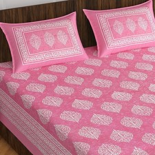 Traditional Jaipuri Bedsheet with 2 Pillow Covers IB 152