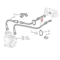 Flexible Tachowellenkabel Fiat Cinquecento Original 7698255