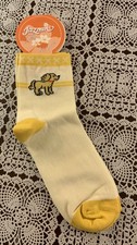 Cocker Spaniel Dog Ladies Crew Socks One Size Fits Most Brand New Cream Yellow