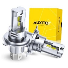 H4 Light Bulbs 900 Brighter 6500K Cool White 50,000Hrs Lifespan H4/9003-White