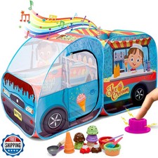 Kiddzery Ice Cream Truck Play Tent for Kids - Pretend Play Toy Fo
