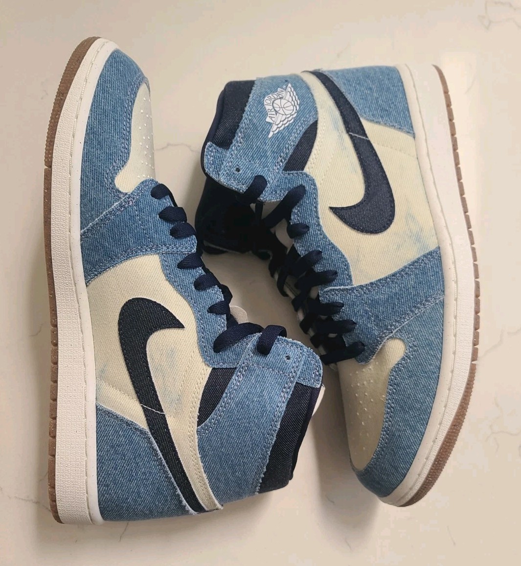 NEW Men's Size 11 Nike Air Jordan 1 Retro High OG Denim Blue Jean