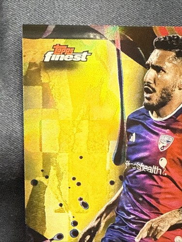 2024 Topps Finest MLS Jesus Ferreira Uncommon Gold #d /50 FC DALLAS FREE SHIP - Picture 2 of 7