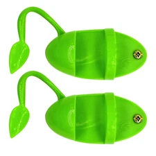 2 Pcs Parrot Stands Bird Feeding Tool Plastic Metal Pet Supplies Accessories