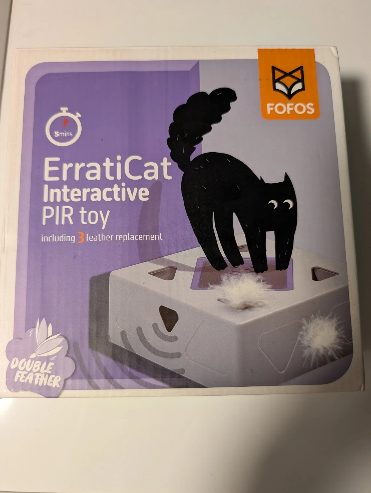 Interactive Cat Kitten Electronic Smart Teaser Toy Feathers