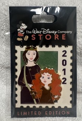 Disney D23 Expo 2026  , Queen Elinor & Merida , Stamp Pin LE 500 , WDCD ,  Brave
