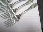 (1) Wallace Grande Baroque Sterling 6 1/2" Salad Fork No Monos 1.4ozs Excellent!