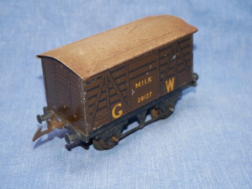 VINTAGE BLECHBLECH SPUR O - GW MILCHWAGEN 28127 - BRAUN | Zustand: Used