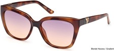 Guess GU7878 53Z Havana Cat eye Plastic Sunglasses Frame 55-16-140 GU