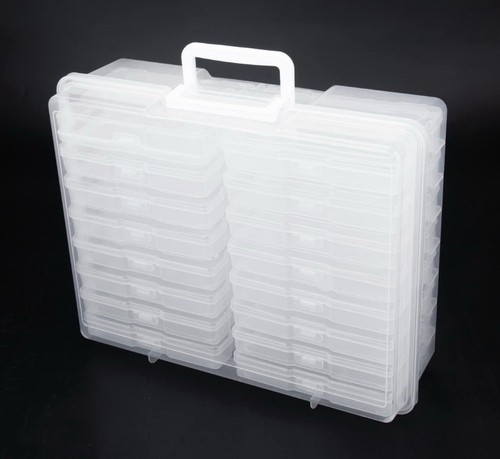 Foto Aufbewahrungsboxen, Foto Organizer Bastel Aufbewahrung mit 16 herausnehmbaren Boxen - Bild 2 von 5
