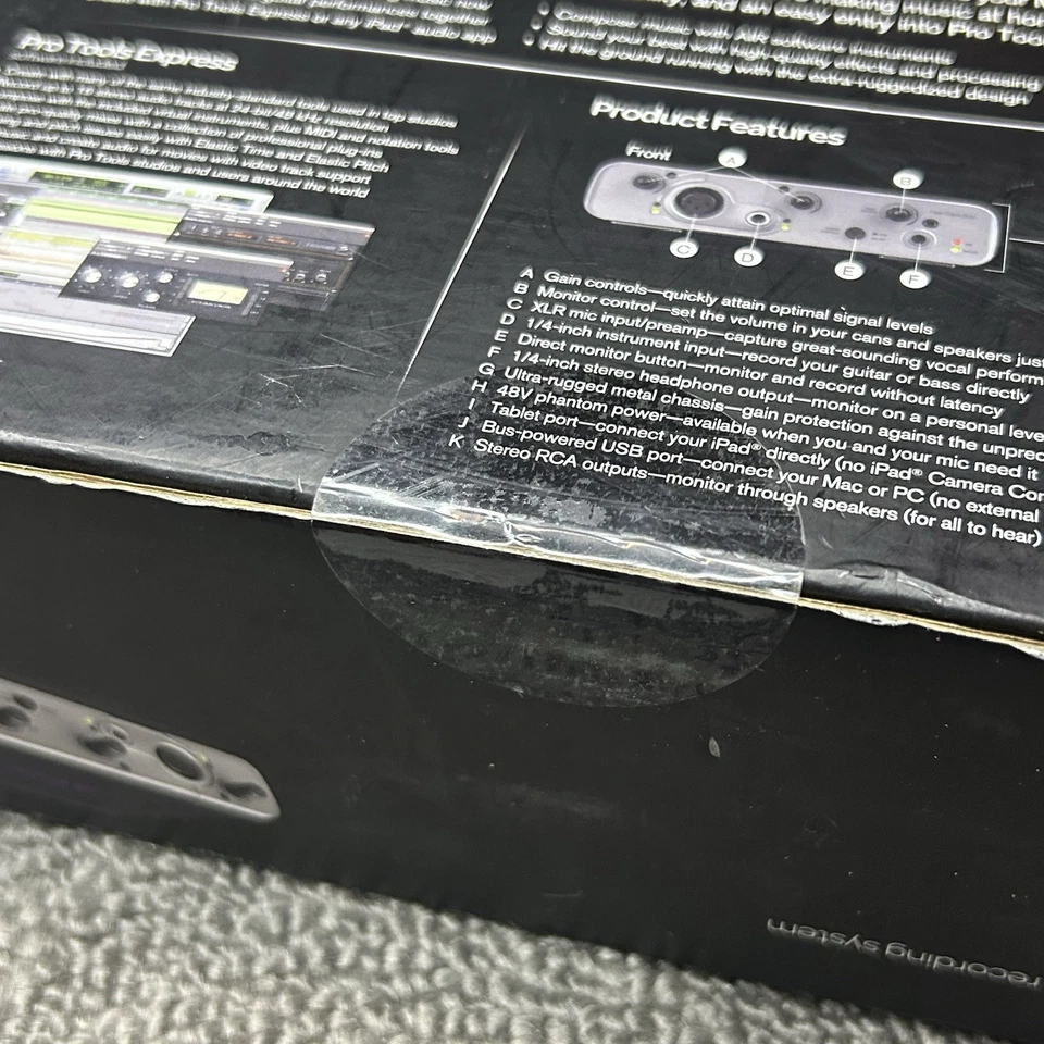 AVID Fast Track Solo to USB Audio Interface Guitar W/software Brand New SEALED - Image 3 of 4