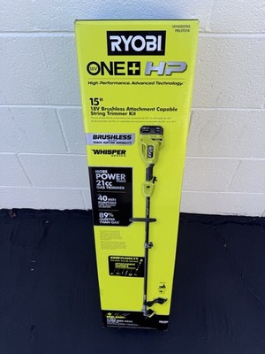 RYOBI ONE+ HP18V Brushless Whisper Series 15 '' Cordless String Trimmer