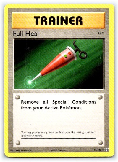 Full Heal 78/108 ~ English Near Mint