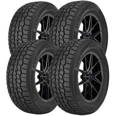 (QTY 4) 205/60R16 Hercules Avalanche RT 92T SL Black Wall Tires
