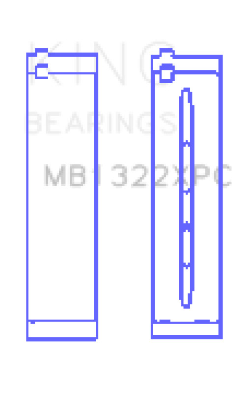 King Engine Bearings Coated Main Bearing Set for Audi R8, Gallardo & Huracan V10
