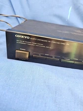 Onkyo T-4000 Quartz Synthesized AM/FM Stereo Tuner No Remote TESTED WORKS