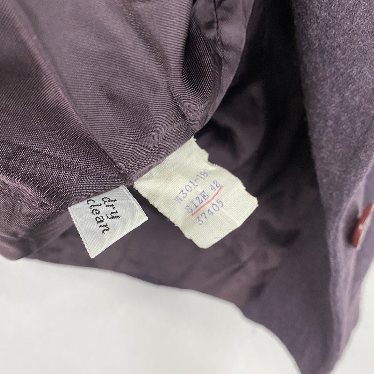 PENDLETON 70s Wool Tailored Blazer Jacket Purple … - image 4