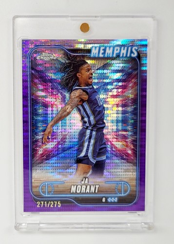 MINT #/ED PURPLE SONAR REFRACTOR 2024-25 Topps Chrome - Ja Morant #188 GRIZZLIES