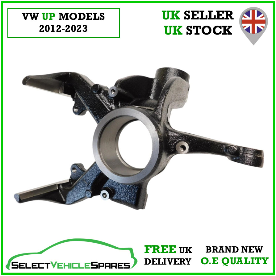 NEW Seat Mii Front Left Steering Knuckle Hub Carrier 2012-2021 (256mm Disc) - Image 4