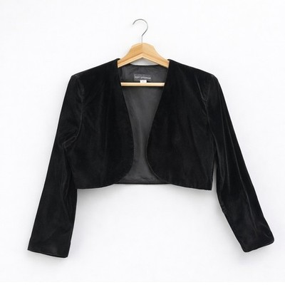 Scott McClintock Vintage Cropped Bolero Jacket Velvet Large