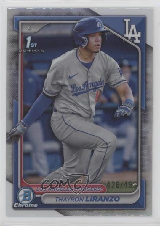 2024 Bowman Chrome Prospects Refractor 426/499 Thayron Liranzo #BCP-182 0ft3