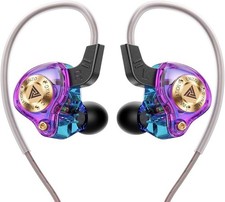 Wired Gaming Headphones IEM Earphones with 1DD  QKZ ENZO in Ear Monitor, Hifi Ear