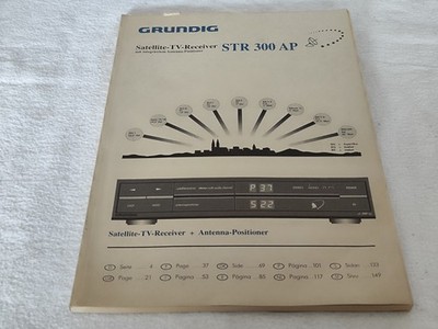 Aus einer Auflösung: Satellite TV-Receiver Grundig STR 300AP Anleitung
