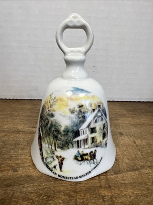 VTG The American Historical Society Currier & Ives Four Seasons BELL1995 Limited
