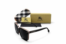 Burberry Carnaby Men's Sunglasses BE4337F Black, Square Shape, 56mm