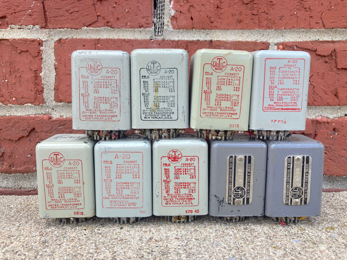 UTC A-20 Transformer Audio Transformer Rare Vintage United UTC A-20 Transformer Audio Transformer Rare Vintage United