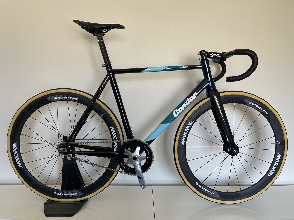 CONDOR LAVORO 55cm Track Bike Miche Supertype Carbon Wheels – NEVER  RIDDEN!