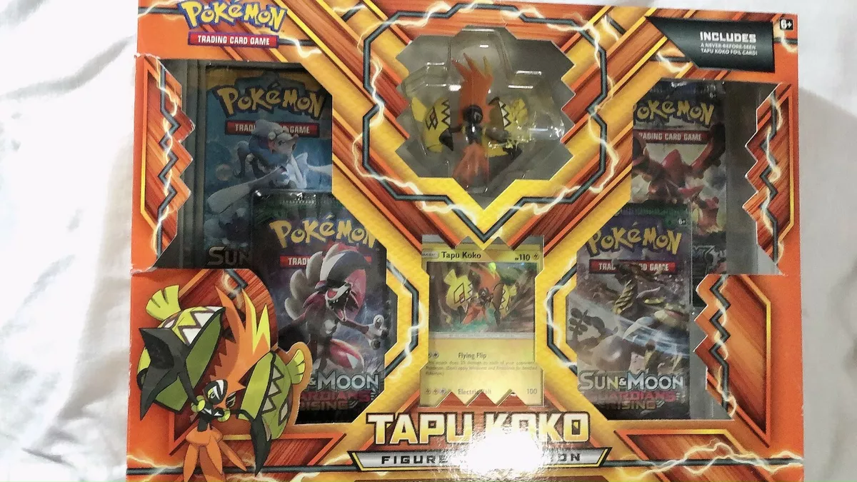  Pokemon TCG: Tapu Koko Figure Collection Card Game : Toys &  Games