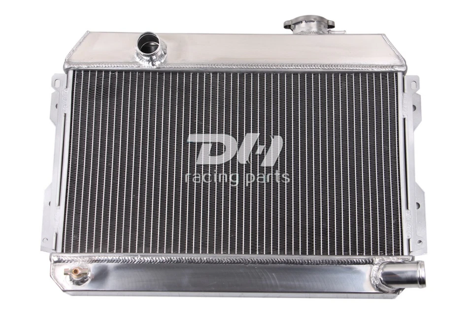 3 行散热器适用于 1968 - 1973 年日产 Datsun 510/521/1600/2000 拾音器 1.6L L4 MT — 第 2/4 张图片
