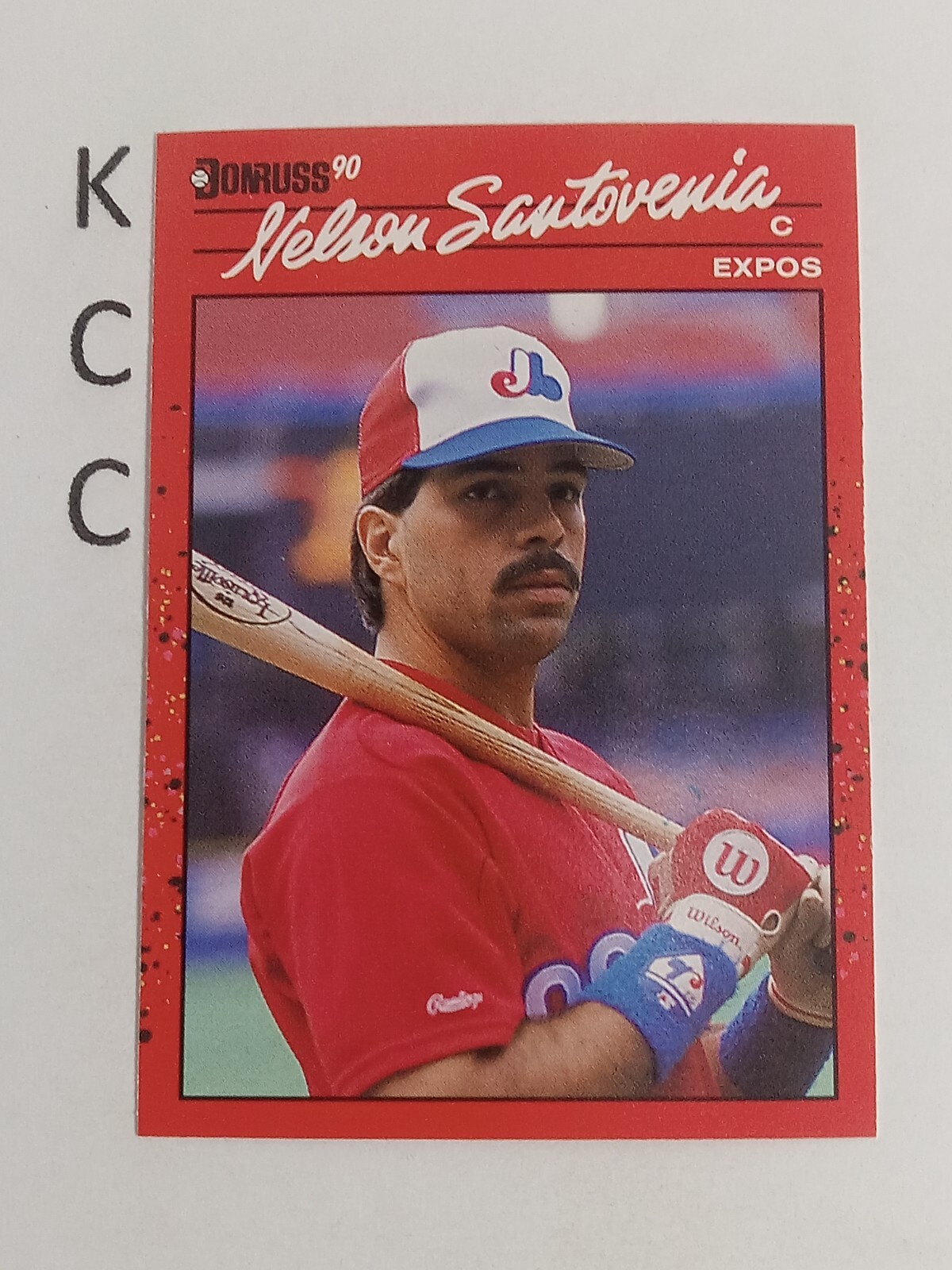 1990 Donruss Baseball Montreal Expos #224 Nelson Santovenia
