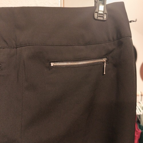 Dahlia Collection Women's Stylish Dress Pants Size 4P Black Rhinestone Decor - Picture 13 of 24