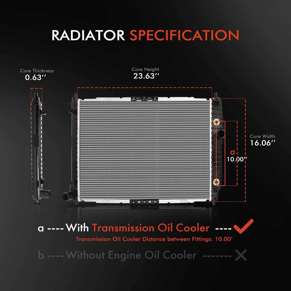 Radiador e ventilador de refrigeração com kit de cobertura para Chevrolet Aveo5 Pontiac Wave5 05-08 - Imagem 4 de 4