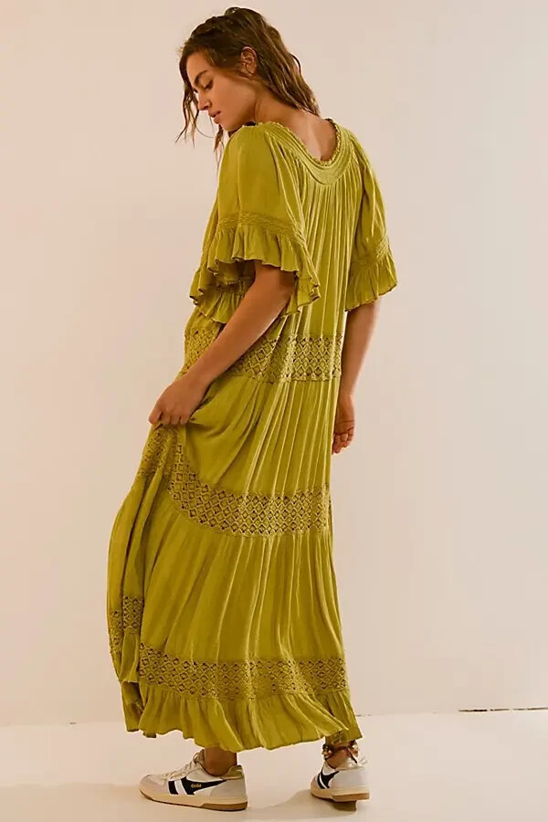 free people golden dreams maxi dress Dream Weaver Maxi Dress
