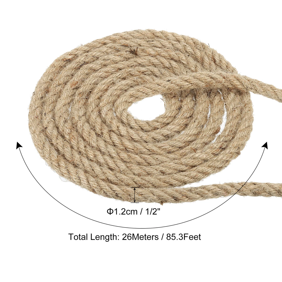 1 inch outlet jute rope