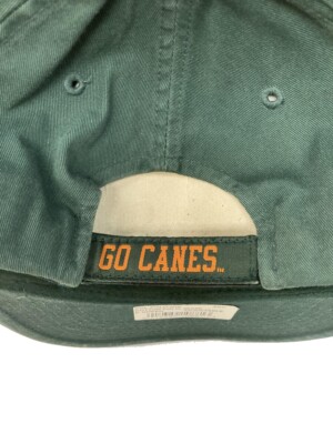 Miami Hurricanes Vintage Sports Specialties Adjustable Strap Back