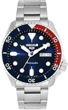 NEW Seiko 5 Sports Automatic 42.5mm Pepsi Blue Red Dial Men's Watch SRPD53 K1