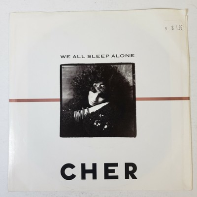 Cher Vinyl ''We All Sleep Alone'' 45 Tested Vg Picture Sleeve 