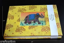 HANDMADE RECYCLED PAPER GEMSTONE JOURNAL/DIARY WITH GEMSTONE PAINTING INDIA!!