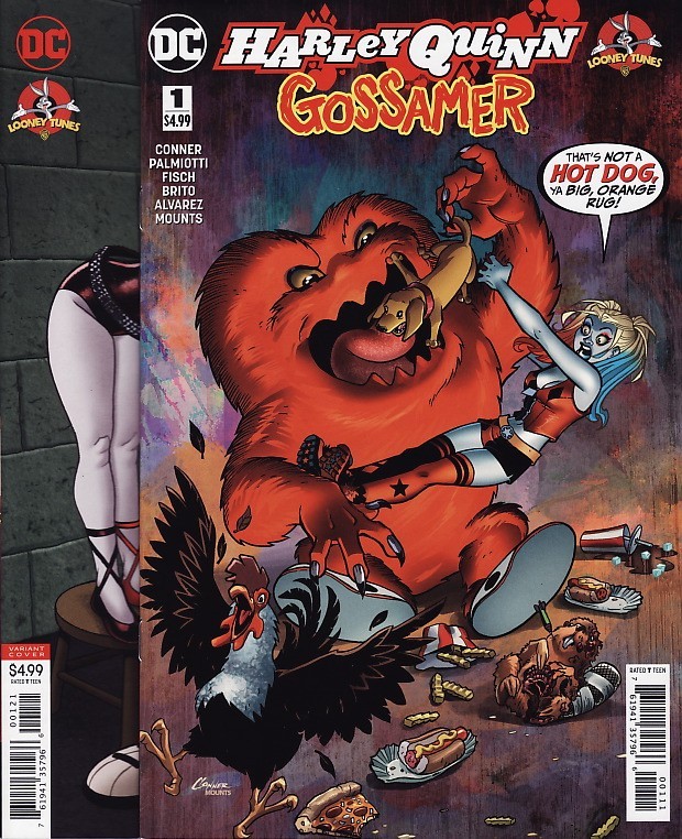 HARLEY QUINN/GOSSAMER #1/VARIANT COVER DC Comics Looney Tunes