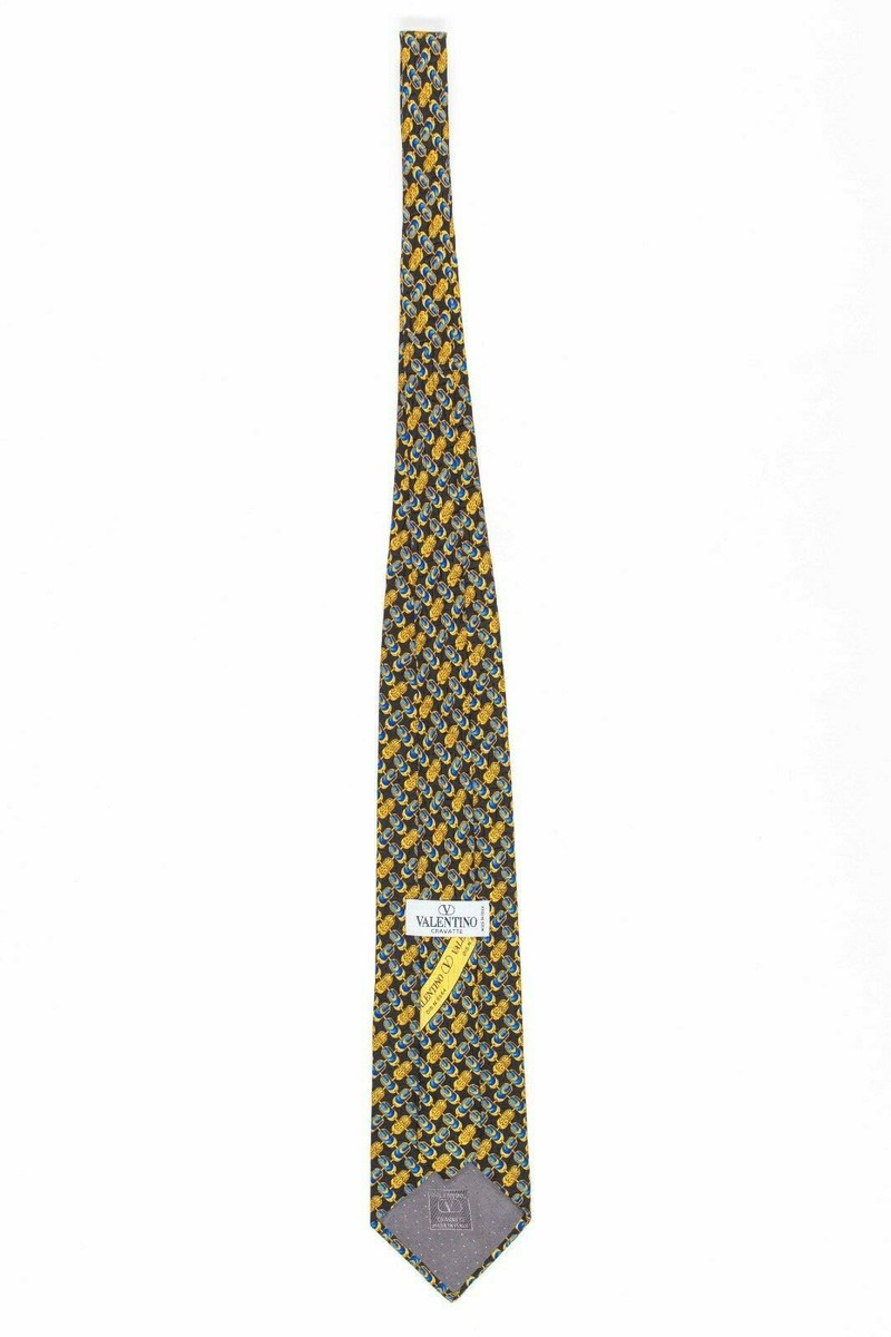 Cravate En Soie Valentino Multicolore Occasion Bon état Général Pour Homme