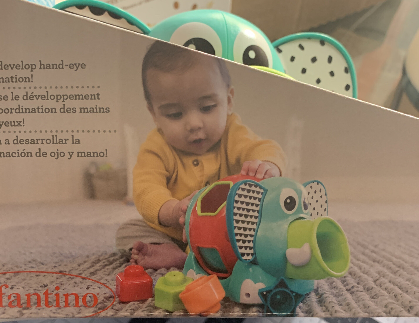 Infantino Elephant Shape Sorter eBay