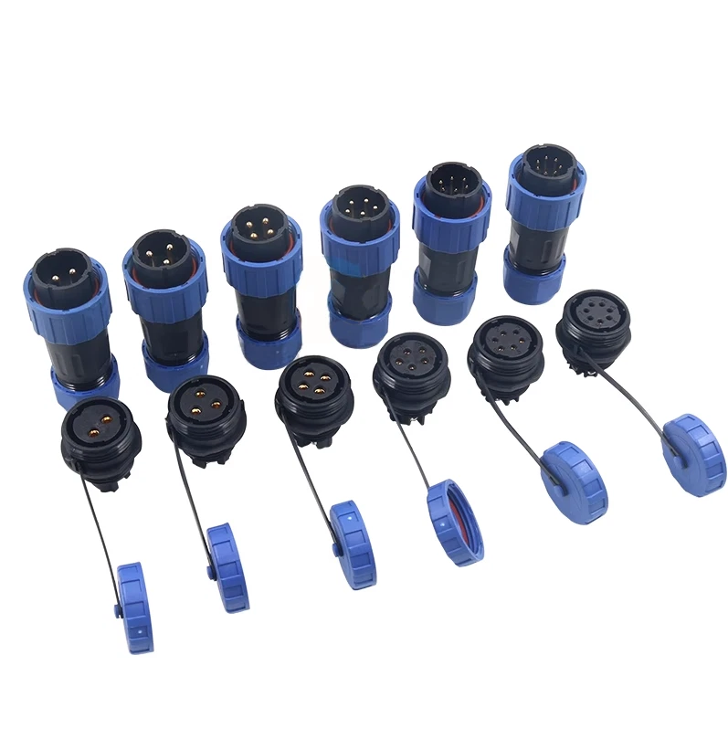 2-9 Core Waterproof Connector IP68 Aviation Bulkhead Plug Socket - Image 4 of 4